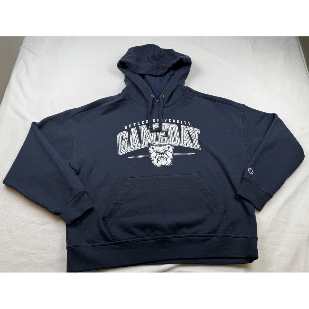 Champion Butler University Game Day Sweatshirt Hoodie Men's L